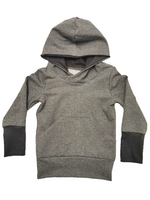Hoodies évolutif chaud french Terry gris