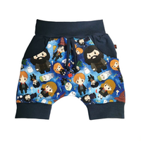 Short, culotte courte demi-taille gentils sorciers