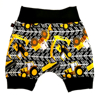 Short, culotte courte demi-taille tracteurs et ces chevrons