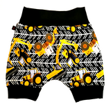 Short, culotte courte demi-taille tracteurs et ces chevrons
