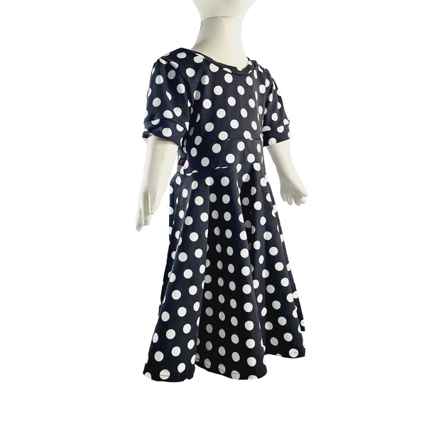 robe pois noir et blanc