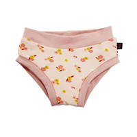 Bobette 3 ans fleuris beige