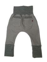 Jogger jeans gris avec poches