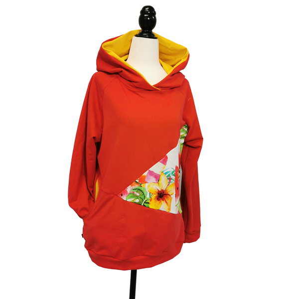 Hoodies MEDIUM ''fraicheur rouge''