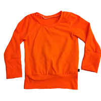 chandail orange 6-9 ans