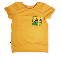 T-shirt évolutif à poche 6-9ans blombier botte