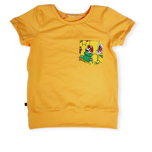 T-shirt évolutif à poche 6-9ans blombier botte