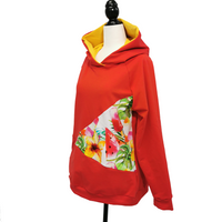 Hoodies MEDIUM ''fraicheur rouge''