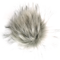 Pompons gris pale