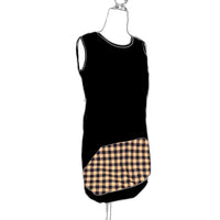 camisole longue femme PRÉ-COMMANDE carreauté jaune